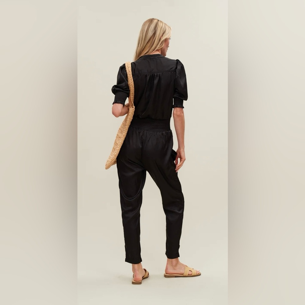 Black Jumpsuit with Gold Buttons NWT!! - Picture 2 of 12